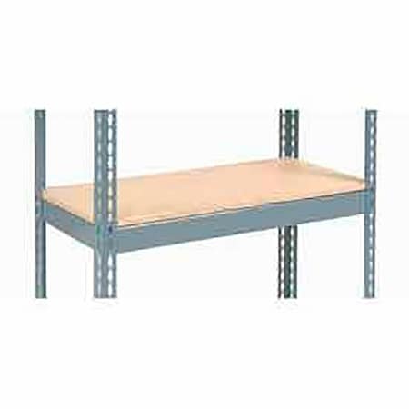 Global Industrial Boltless Shelf, 36 in W, 18 D, Gray B2297749